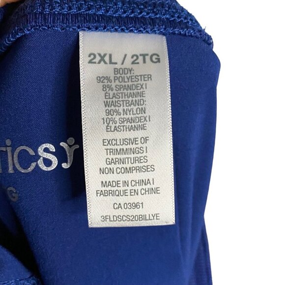 Scrubletics Women's Blue Pull-On Waist Scrub Pants Sz 2XL - Picture 6 of 7